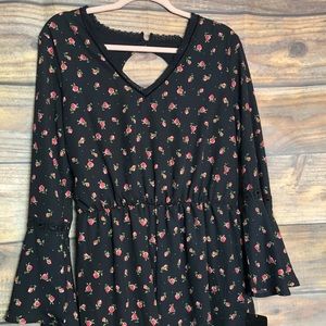 Romper floral print Disney